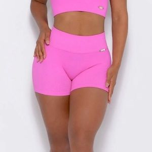 Bombshell Sportswear Inspire Seamless Shorts — Hot Pink